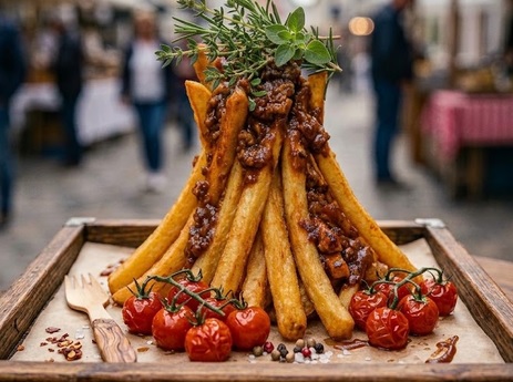 Long Fries - BBQ baconnel